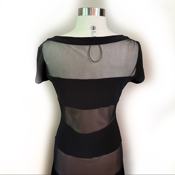 JOSEPH RIBKOFF striped knee length dress size 8 - Picture 6 of 6